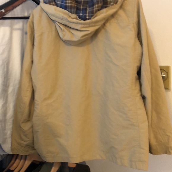 Tan Flight Jacket w/Hood - Picture 4 of 5